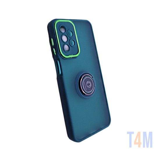 Case with Support Ring for Samsung Galaxy A23 Smoked Green